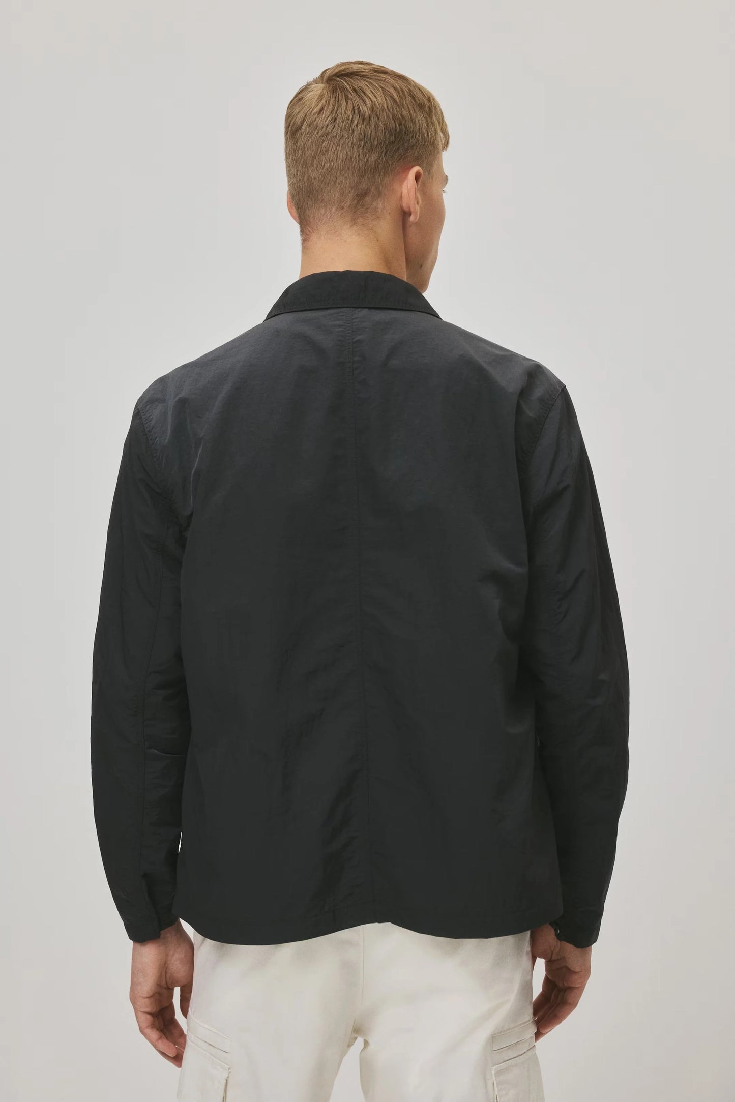Lightweight Black Zip Jacket | Minimalist Everyday Outerwear