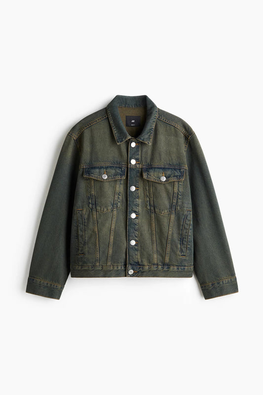 Dark Wash Denim Jacket | Classic Trucker Jacket for Everyday Wear