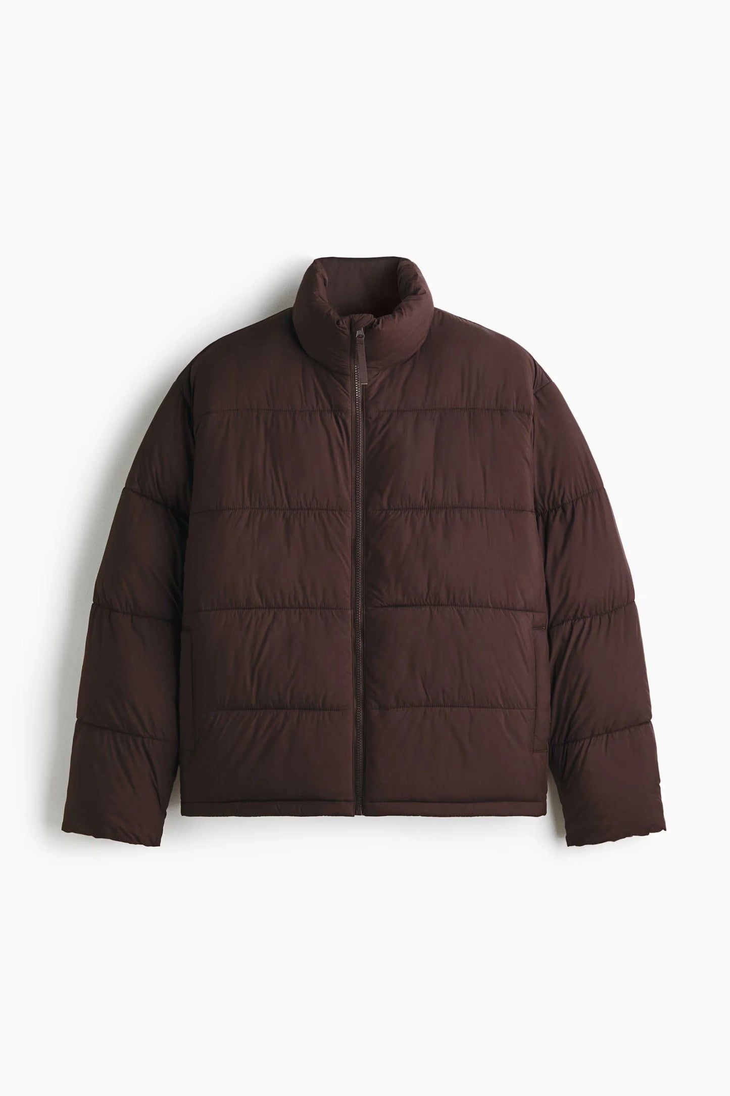 Brown Puffer Jacket | Lightweight Insulated Winter Outerwear