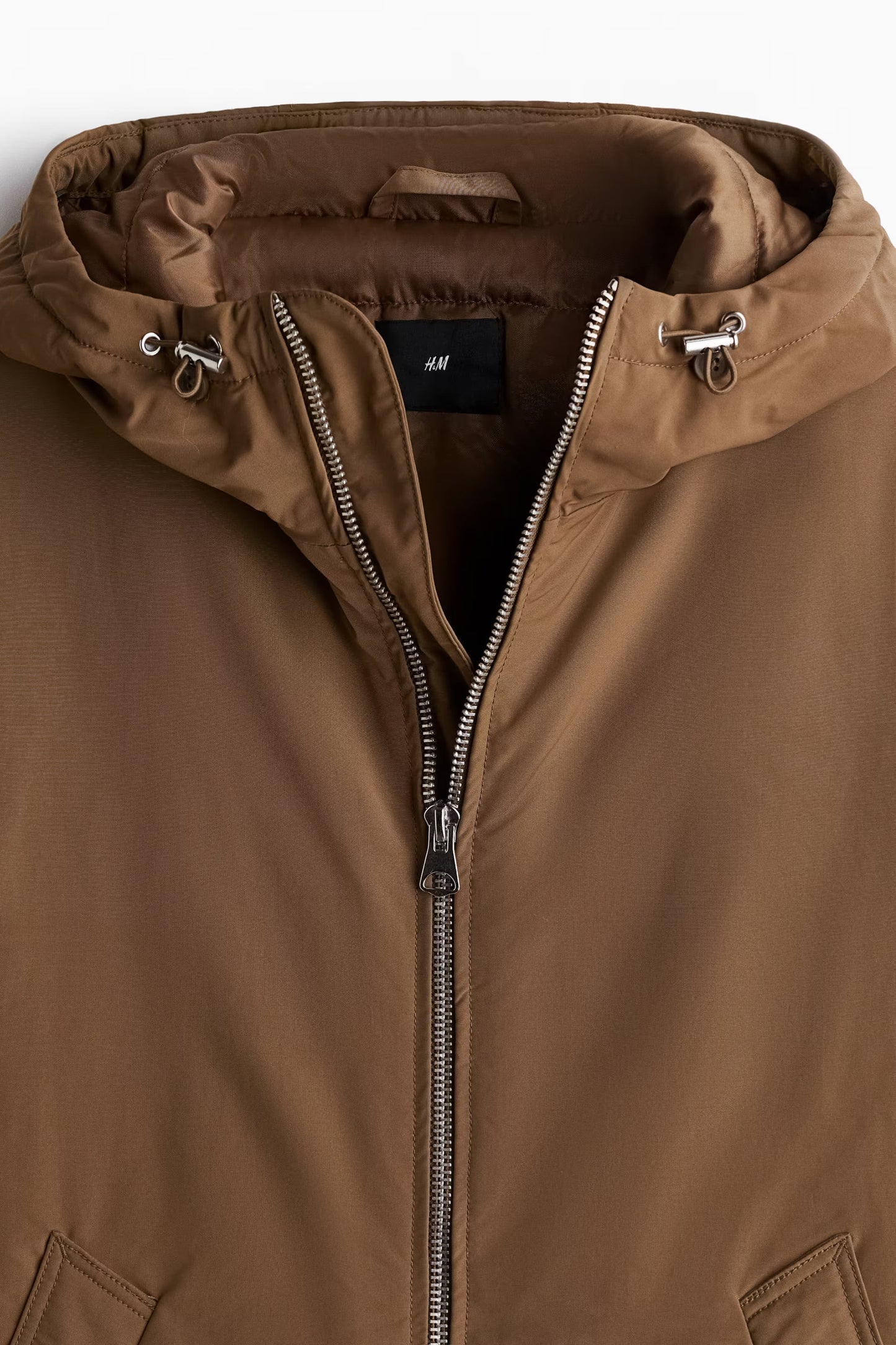 Padded Hooded Jacket with Zip Closure | Lightweight Insulated Outerwear