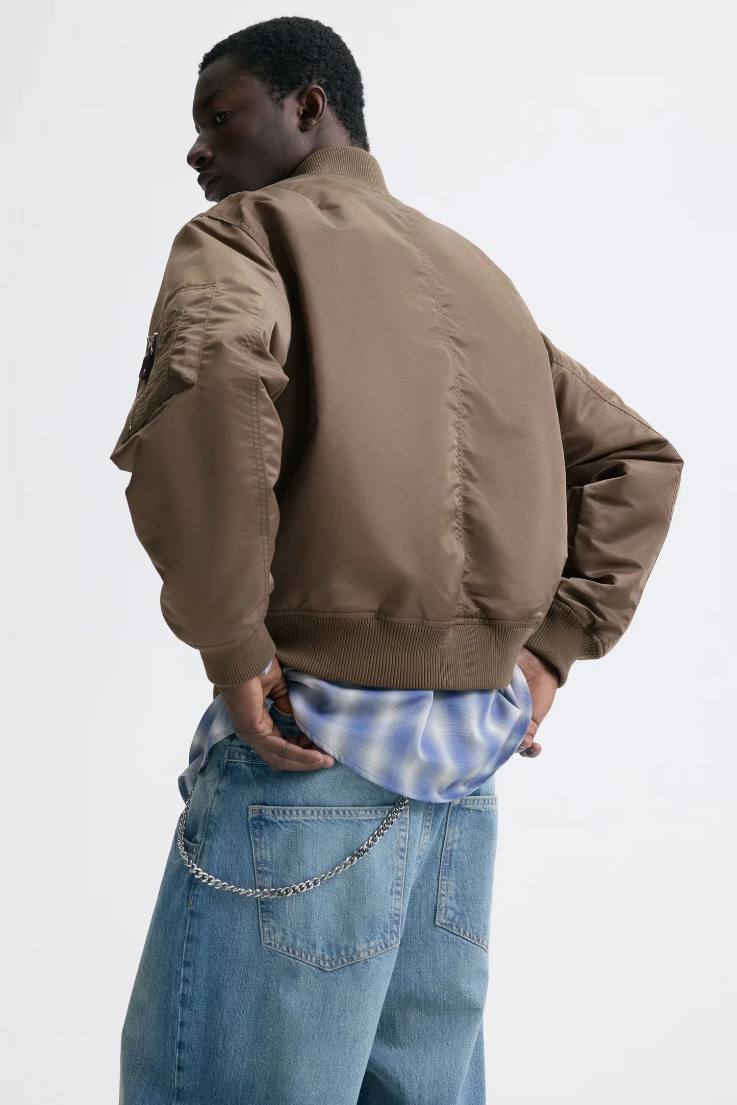 Classic Bomber Jacket with Zip Closure | Everyday Casual Outerwear